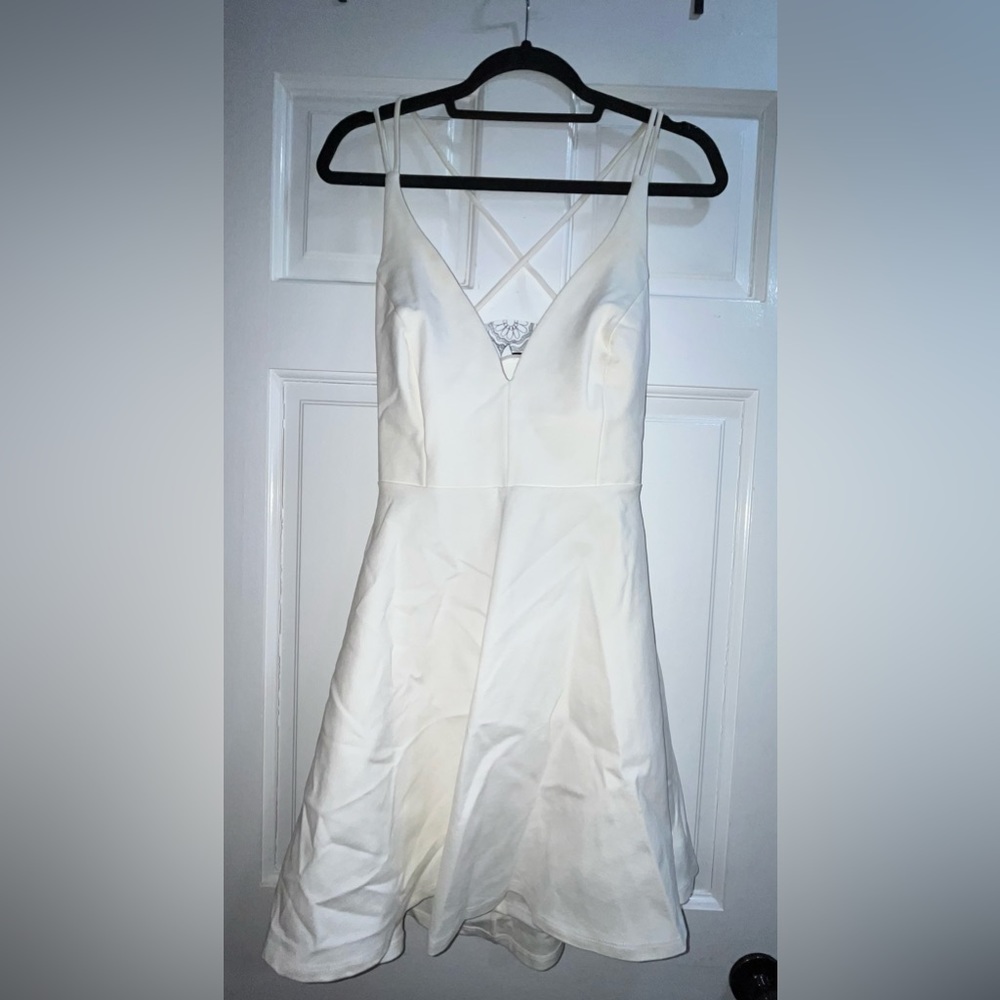 LULUS flowy dress open back
